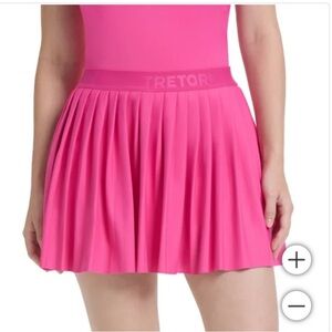 NWT Tretorn Women's Pink Pleated Skort size L